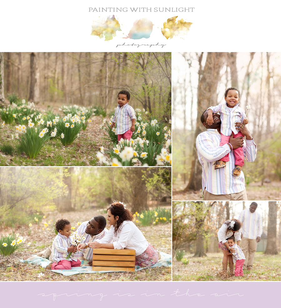 Family Photography in Louisville Kentucky Springtime Flowers Session